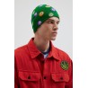 Wish Me Luck Pool Ball Pattern Knit Beanie