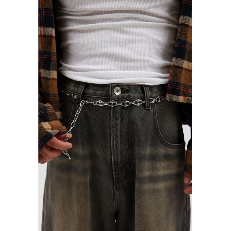 Cinturón de cadena con lengüeta