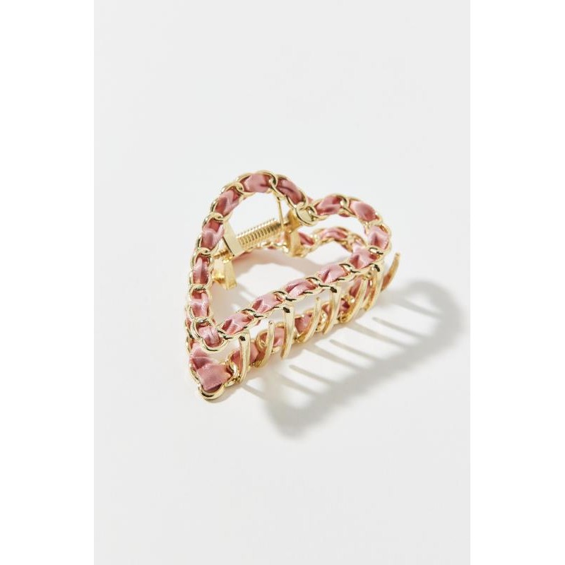 Pinza de corazón con lazo