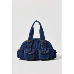 BDG Denim Duffle Shoulder Bag